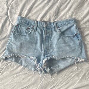 Levi’s 501 High Waisted Buttonfly Shorts